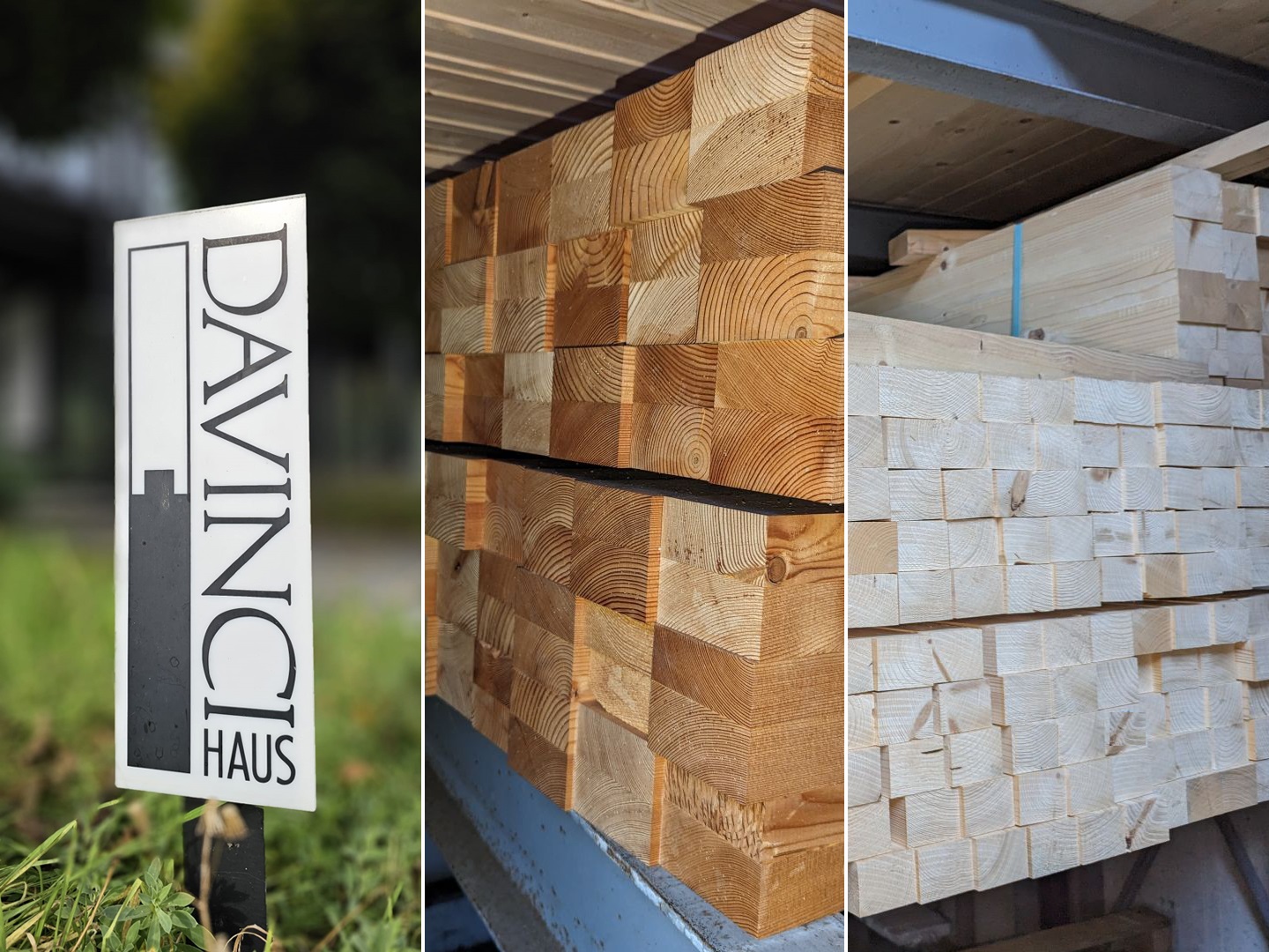 Holzbestand und Baumaterial aus DAVINCI HAUS Insolvenz