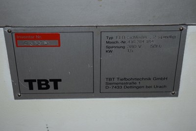 Los 125 - Tandem-Schleifmaschine