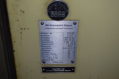 Los 126 - Sägeblatt Schleifmaschine