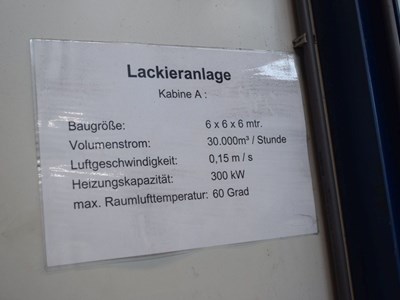 Los 818 - Lackieranlage