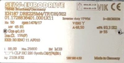 Los 1 - Getriebemotor 17/min