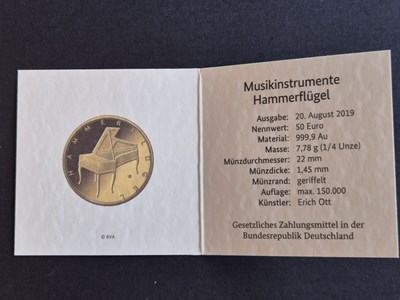 Los 35 - 50 Euro Goldmünze