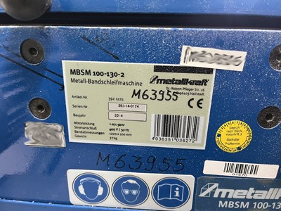 Los 43 - Metall-Bandschleifmaschine