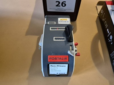 Los 26 - Mechanische Frankiermaschine