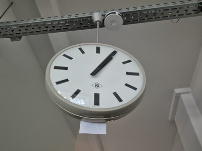 Los 129 - Vintage Fabrik- oder Bahnhofsuhr