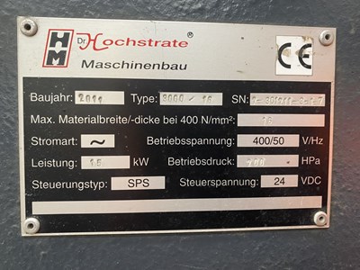 Los 3033 - Hydraulische Tafelschere