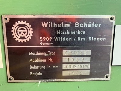 Los 3036 - 3-Walzen-Biegemaschine