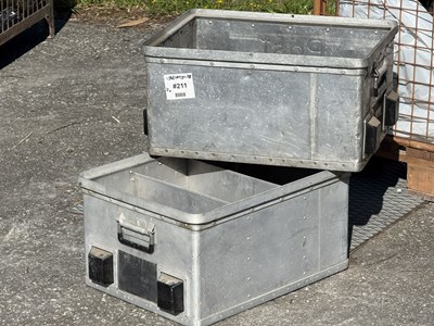 Los 211 - Alu-Transportboxen (2x)