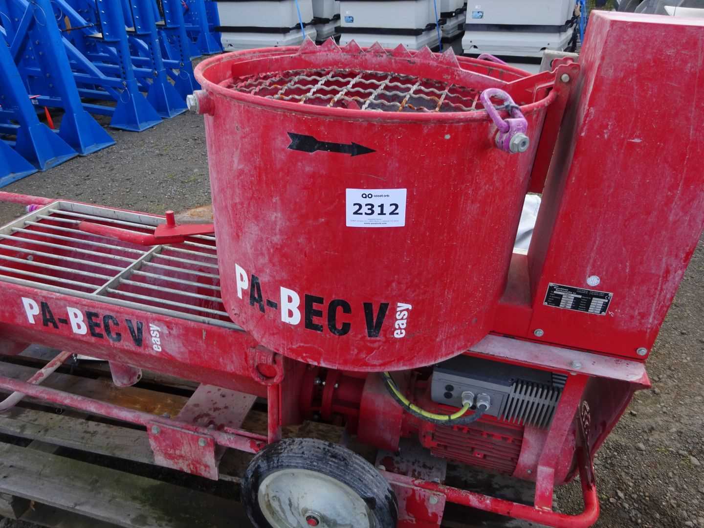 Los 2312 - Vergussmörtelmaschine Baumaschinen Beckschulte PA-BEC V