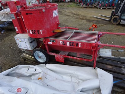 Los 2312 - Vergussmörtelmaschine Baumaschinen Beckschulte PA-BEC V