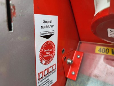 Los 26 - Notstromaggregat auf Einachsanhänger