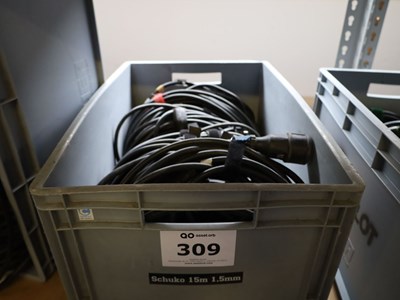 Los 309 - Schuko-Verlängerungskabel (10x)