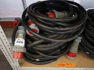 Los 324 - Starkstromkabel (5x)