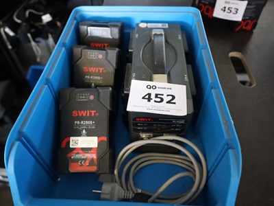 Los 452 - Posten SWIT Akkus 14Volt