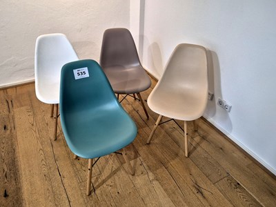 Los 535 - Schalenstühle (4x)