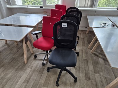 Los 287 - Bürodrehstühle (7x)