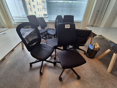 Los 378 - Bürodrehstühle (9x)
