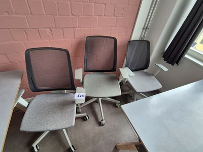 Los 420 - Bürodrehstühle (3x)