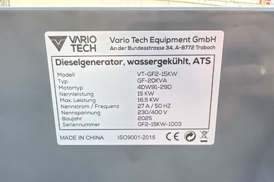 Los 38 - Dieselgenerator