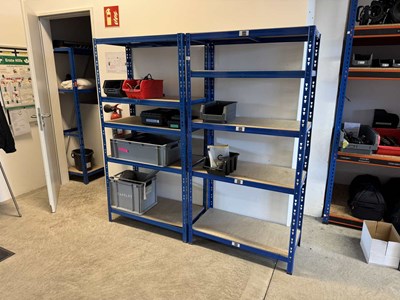 Los 92 - Metallsteckregale (2x)