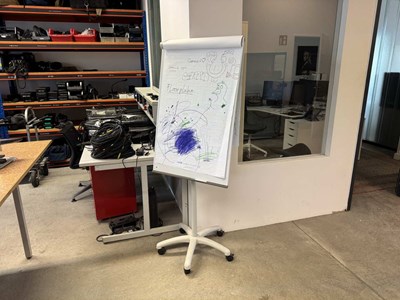 Los 94 - Flipchart auf Rollen