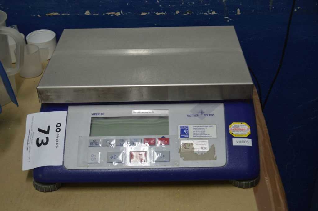 Los 73 - Plattformwaage Mettler Toledo VIPER BC