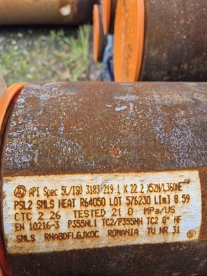 Los 1 - Posten nahtlose Stahlrohre