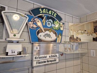 Los 55 - Blechschild