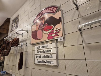 Los 91 - Blechschild