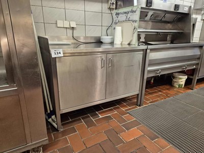 Los 124 - Edelstahlschrank
