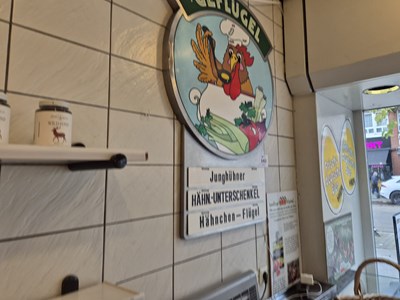 Los 142 - Blechschild