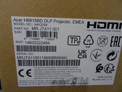 Los 251 - Beamer Acer H6815BD