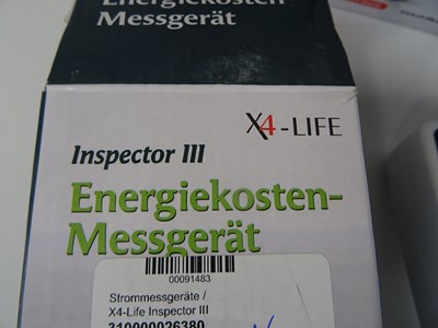 Los 305 - Strommessgeräte (4x) Lived Non Food GmbH X4-Life Inspector III