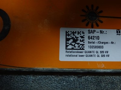 Los 2477 - Rotationslaser QUANTE QL 320 HV (9x)