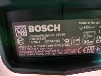 Los 48 - Heckenschere Bosch UniversalHedgeCut 18V-55