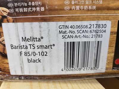 Los 74 - Portionskaffeemaschine Melitta Barista TS Smart