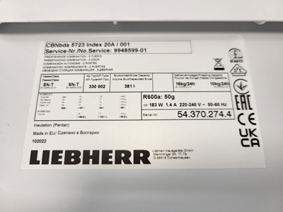 Los 117 - Kühl-/Gefrierkombi Liebherr CBNbda 5723