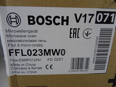Los 39 - Mikrowelle Bosch FFL023MW0