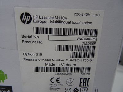 Los 387 - Drucker HPLaser HPLaserJet M110w