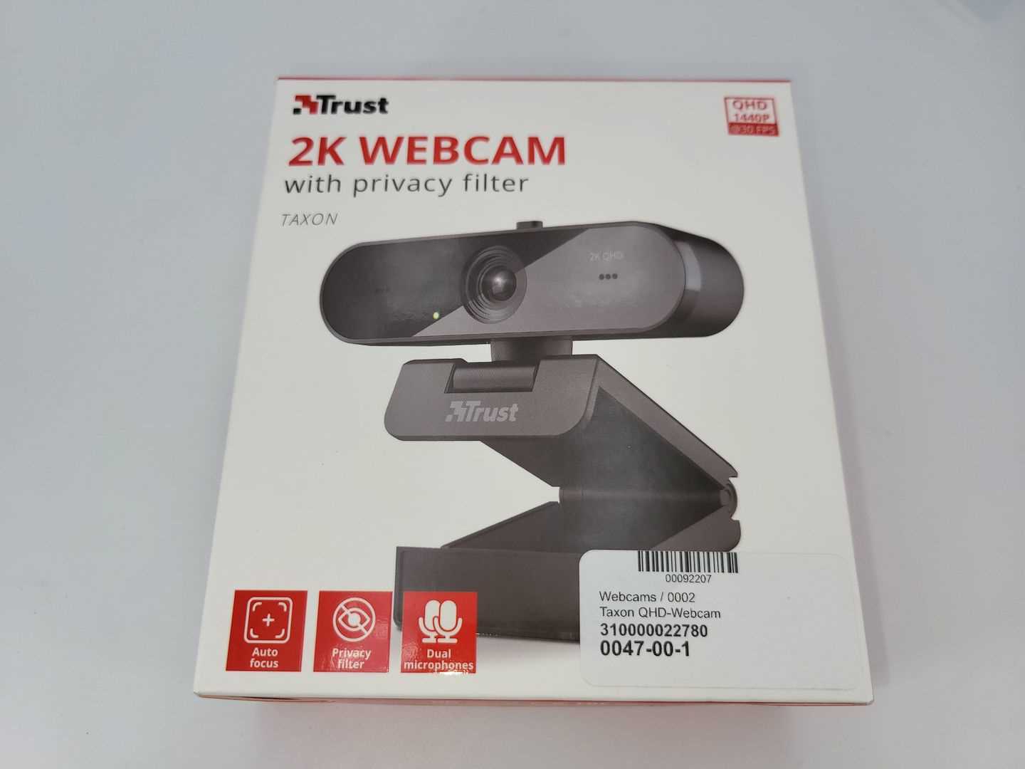Los 95 - Webcam Trust Taxon QHD-Webcam