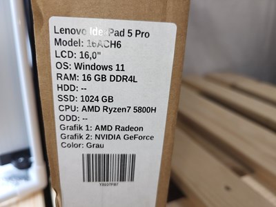 Los 22 - Notebook Lenovo IdeaPad 5 Pro