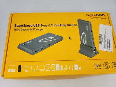 Los 78 - USB-C-Dockingstation DeLock USB Type-C DP 1.4 Dockingstation Tr