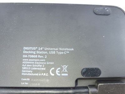 Los 90 - USB-C-Dockingstation Digitus 14" Universal Docking Station