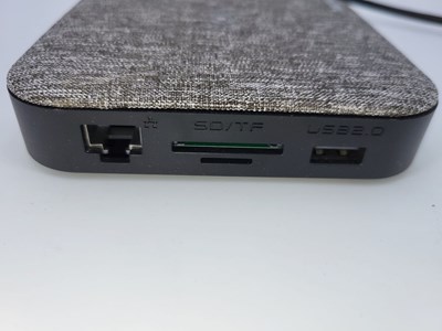 Los 138 - USB-C-Dockingstation Hama Connect2QiCharge 12 Ports USB-C-Hub, Grau