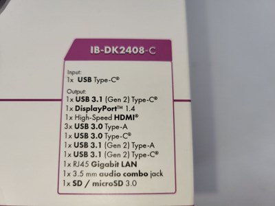 Los 186 - USB-C-Dockingstation ICY Box 12 in 1