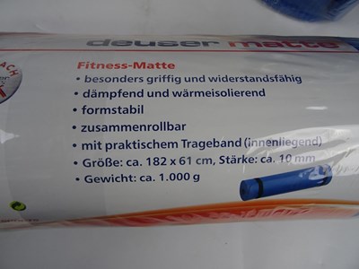 Los 398 - Sportmatte (3x) Intersport Gymnastik-Matte