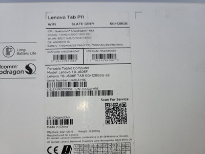 Los 58 - Tablet Lenovo Tab P11