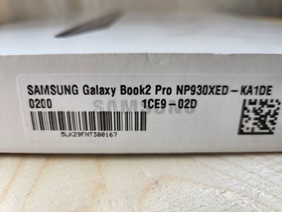 Los 118 - Notebook Samsung Galaxy Book 2 Pro 13