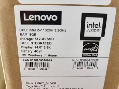 Los 145 - Notebook Lenovo Yoga Slim 7 Pro 14 (2022)