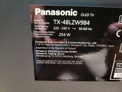Los 252 - Fernseher Panasonic TX-48LZW984